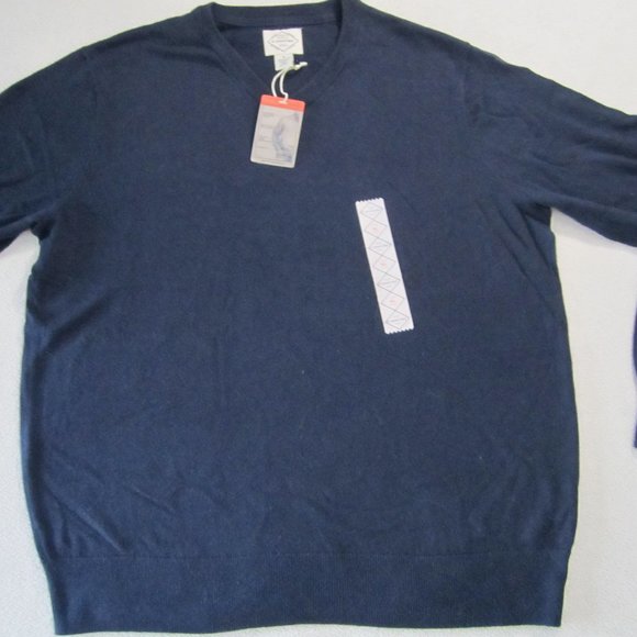 St john's bay v neck sweater mens Clearance
